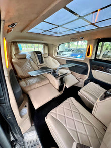 Mercedes-Benz Vito/V260 four-seater flight chair set + partition, electric secretary chair manufacturer.