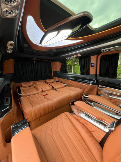 Manufacturer of luxury modification kits for Mercedes-Benz Vito/V-Class (V300d/V250d) commercial vans.