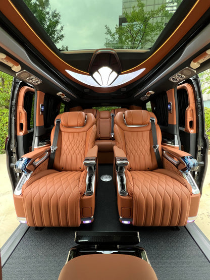 Manufacturer of luxury modification kits for Mercedes-Benz Vito/V-Class (V300d/V250d) commercial vans.