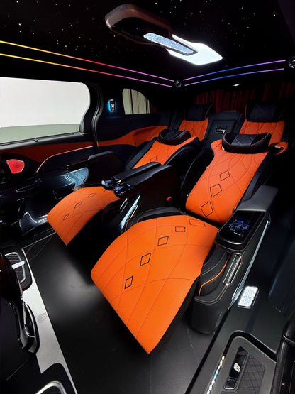 Manufacturer of full upgrade kits for the Toyota Sienna and Granvia—including high-roof conversions, seating, body kits, welcome pedals, and other accessories.