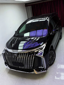 Manufacturer of full upgrade kits for the Toyota Sienna and Granvia—including high-roof conversions, seating, body kits, welcome pedals, and other accessories.