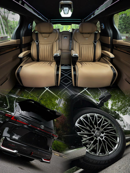 Manufacturer of Toyota Sienna upgrade kits (flat-roof conversion, seats, flooring, and headlights)