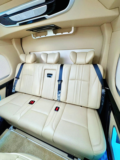Manufacturer of Toyota HiAce and Sienna body kits, luxury interior upgrades, and sofa-bed seating.