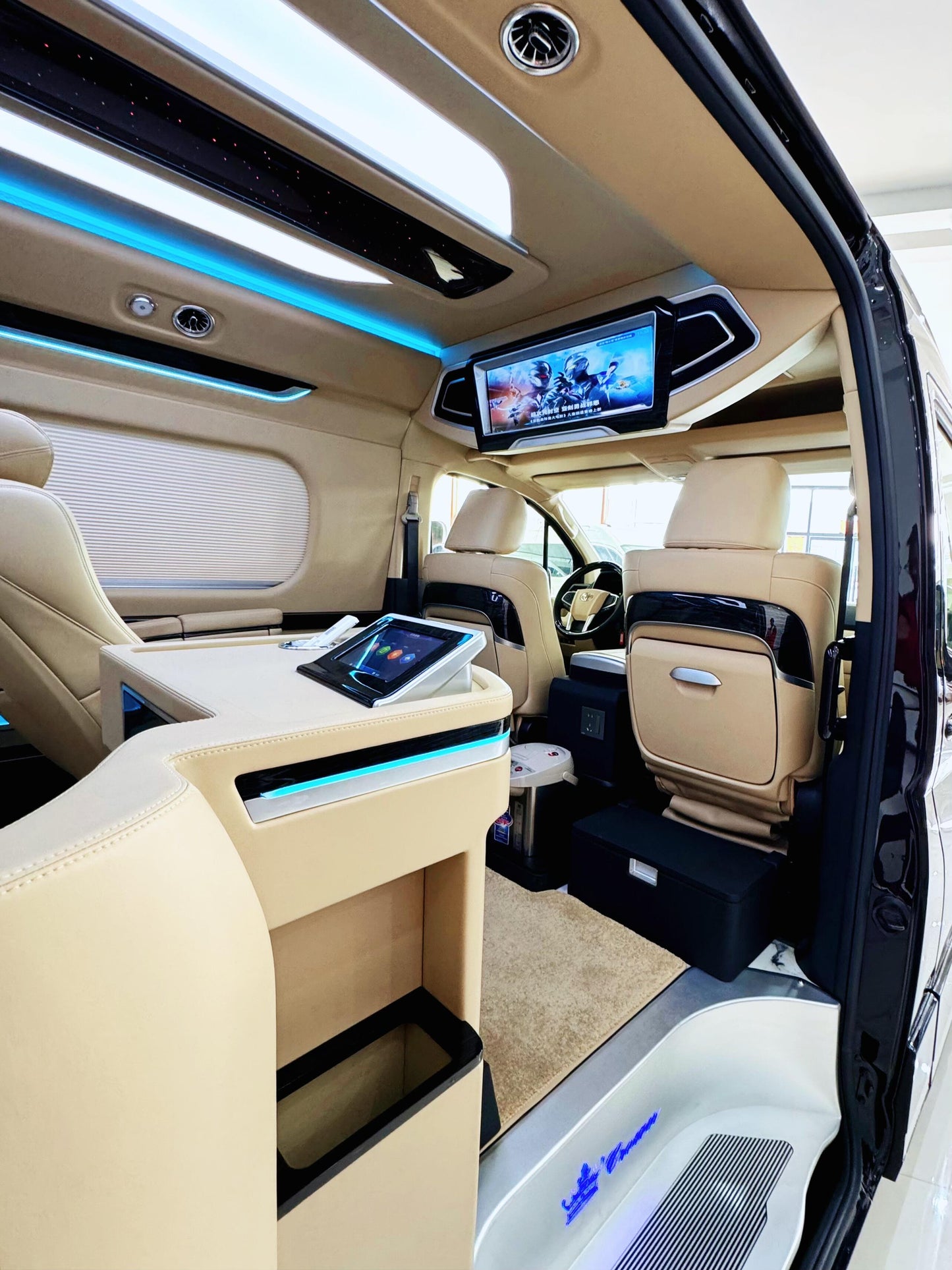 Manufacturer of Toyota HiAce and Sienna body kits, luxury interior upgrades, and sofa-bed seating.