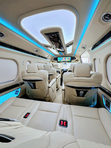 Manufacturer of Toyota HiAce and Sienna body kits, luxury interior upgrades, and sofa-bed seating.