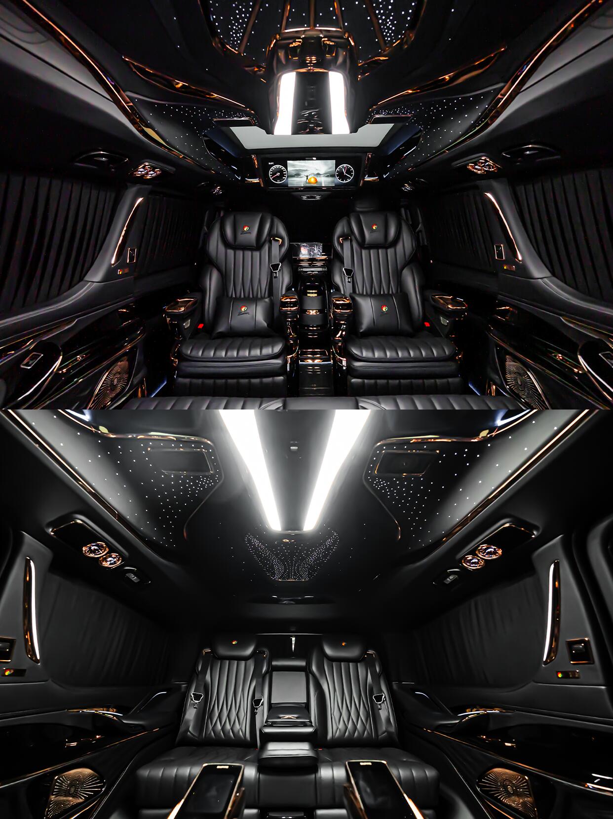 Manufacturer of luxury modified Mercedes-Benz Vito/V-Class (V300d/V250) models—featuring premium interior and exterior upgrade kits.