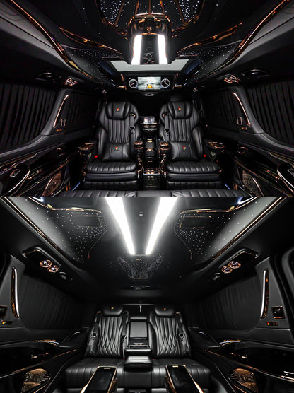 Manufacturer of luxury modified Mercedes-Benz Vito/V-Class (V300d/V250) models—featuring premium interior and exterior upgrade kits.