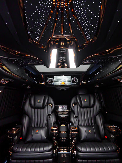 Manufacturer of luxury modified Mercedes-Benz Vito/V-Class (V300d/V250) models—featuring premium interior and exterior upgrade kits.