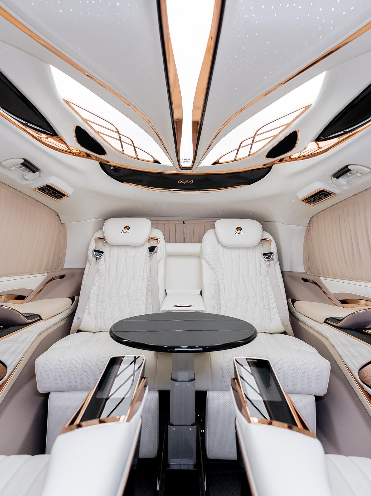 Manufacturer of luxury modified Mercedes-Benz Vito/V-Class (V300d/V250) models—featuring premium interior and exterior upgrade kits.