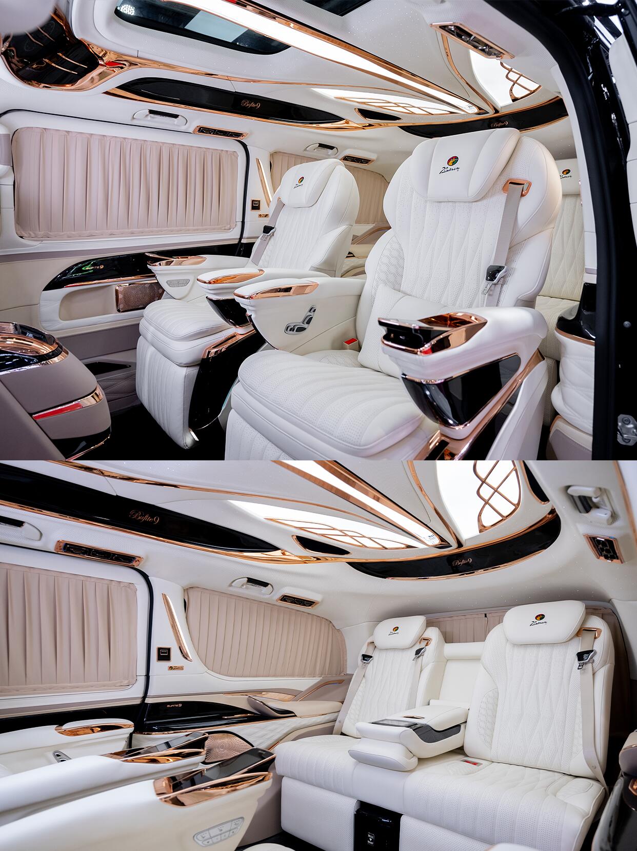 Manufacturer of luxury modified Mercedes-Benz Vito/V-Class (V300d/V250) models—featuring premium interior and exterior upgrade kits.