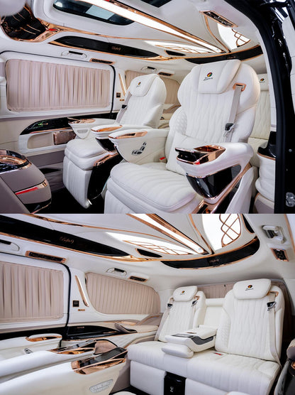 Manufacturer of luxury modified Mercedes-Benz Vito/V-Class (V300d/V250) models—featuring premium interior and exterior upgrade kits.