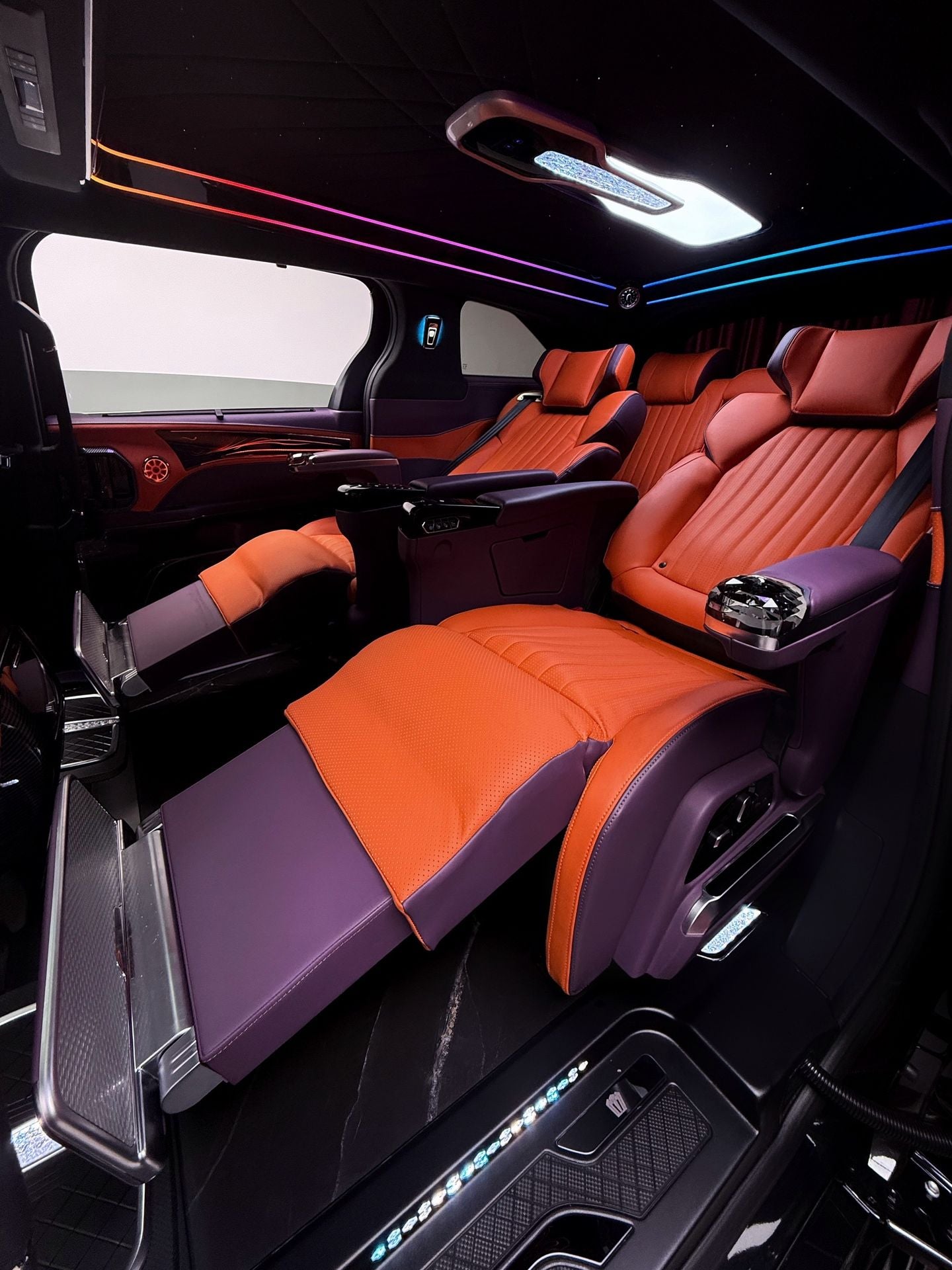 Toyota HiAce (High/Standard Roof): Sienna-style interior and exterior upgrade kit with luxury seats.