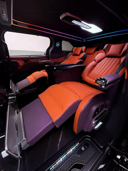 Toyota HiAce (High/Standard Roof): Sienna-style interior and exterior upgrade kit with luxury seats.