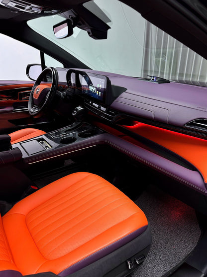 Toyota HiAce (High/Standard Roof): Sienna-style interior and exterior upgrade kit with luxury seats.