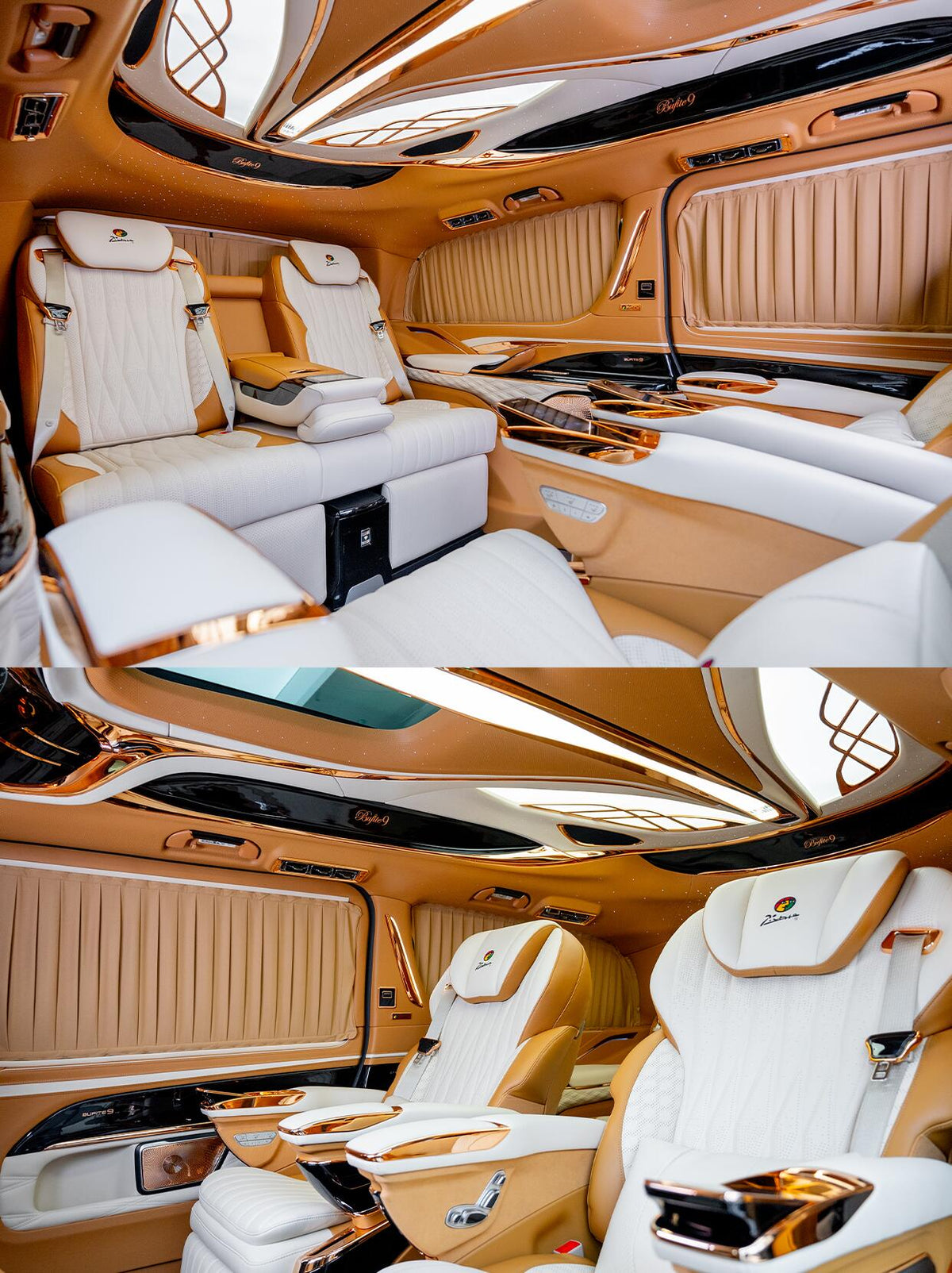 Mercedes-Benz V300L: Full Customization Package featuring Luxury Interior Seats & Sofa Bed