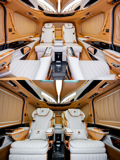 Mercedes-Benz V300L: Full Customization Package featuring Luxury Interior Seats & Sofa Bed